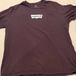 Levi's maroon Tee with White Logo